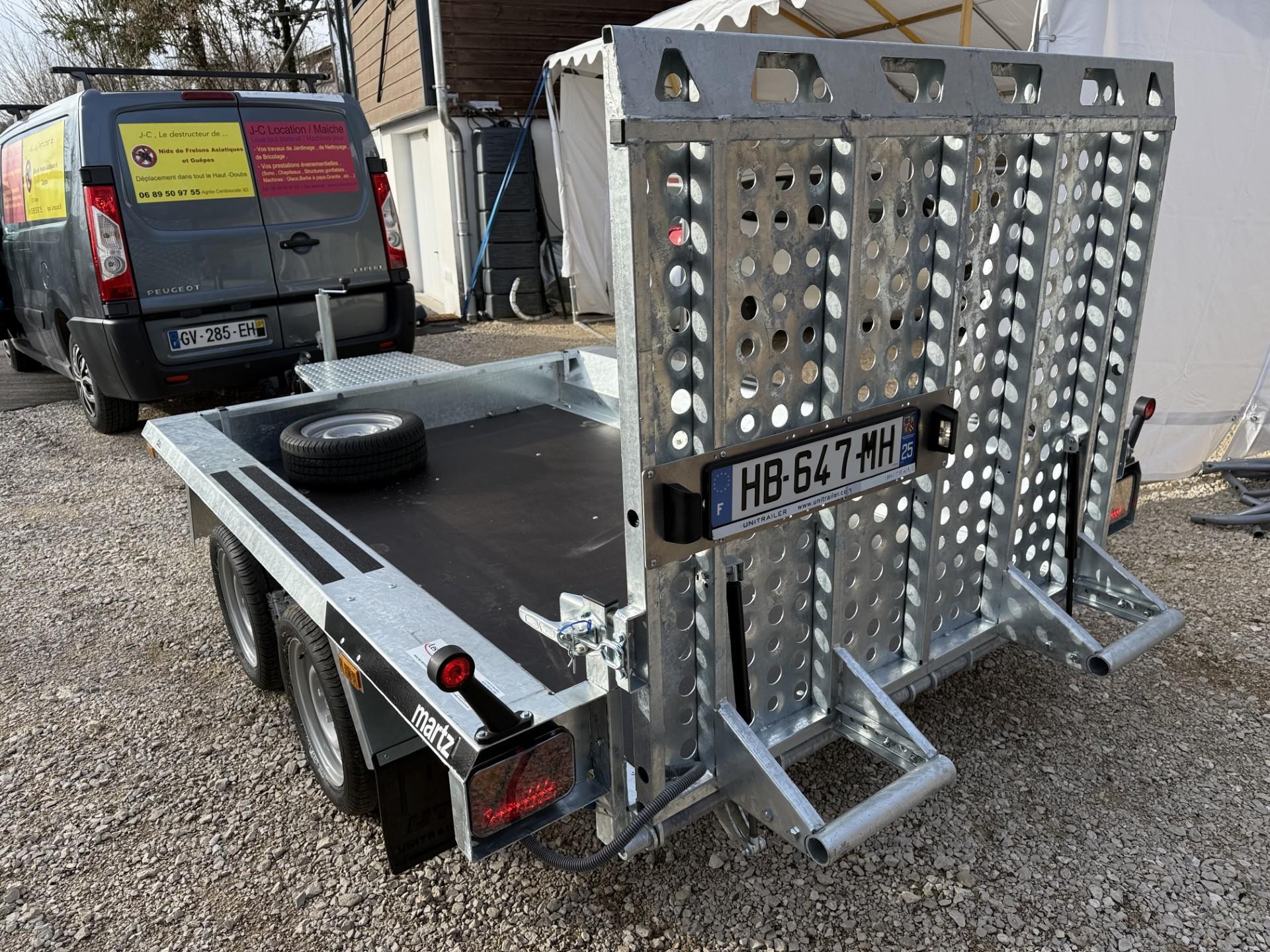 Remorque porte engin